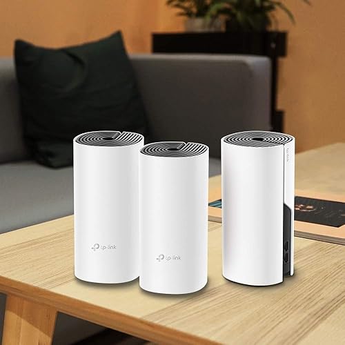 Miniatura 3 de TP-Link Deco HC4 AC1200 Sistema Wi-Fi de malla para todo el hogar, paquete de 3 unidades, color blanco