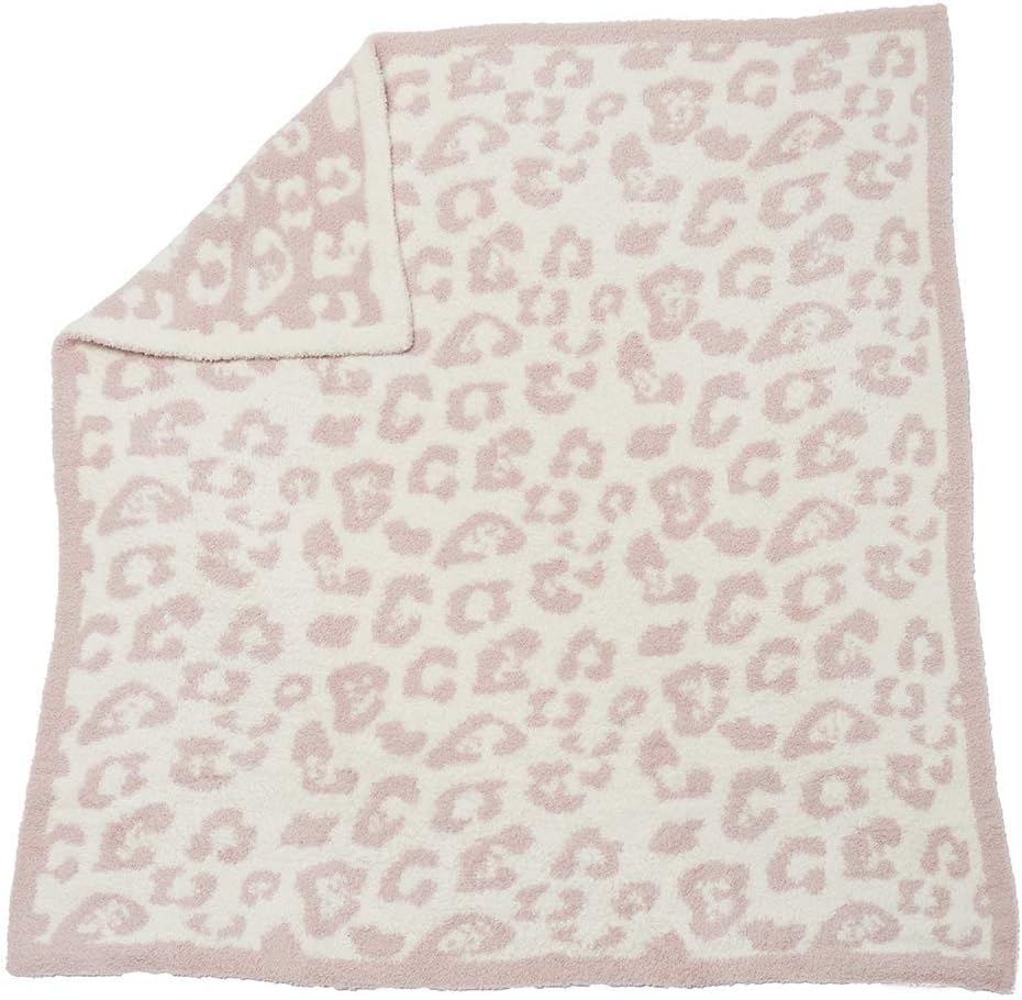 Pink Scalloped Receiving Blanket