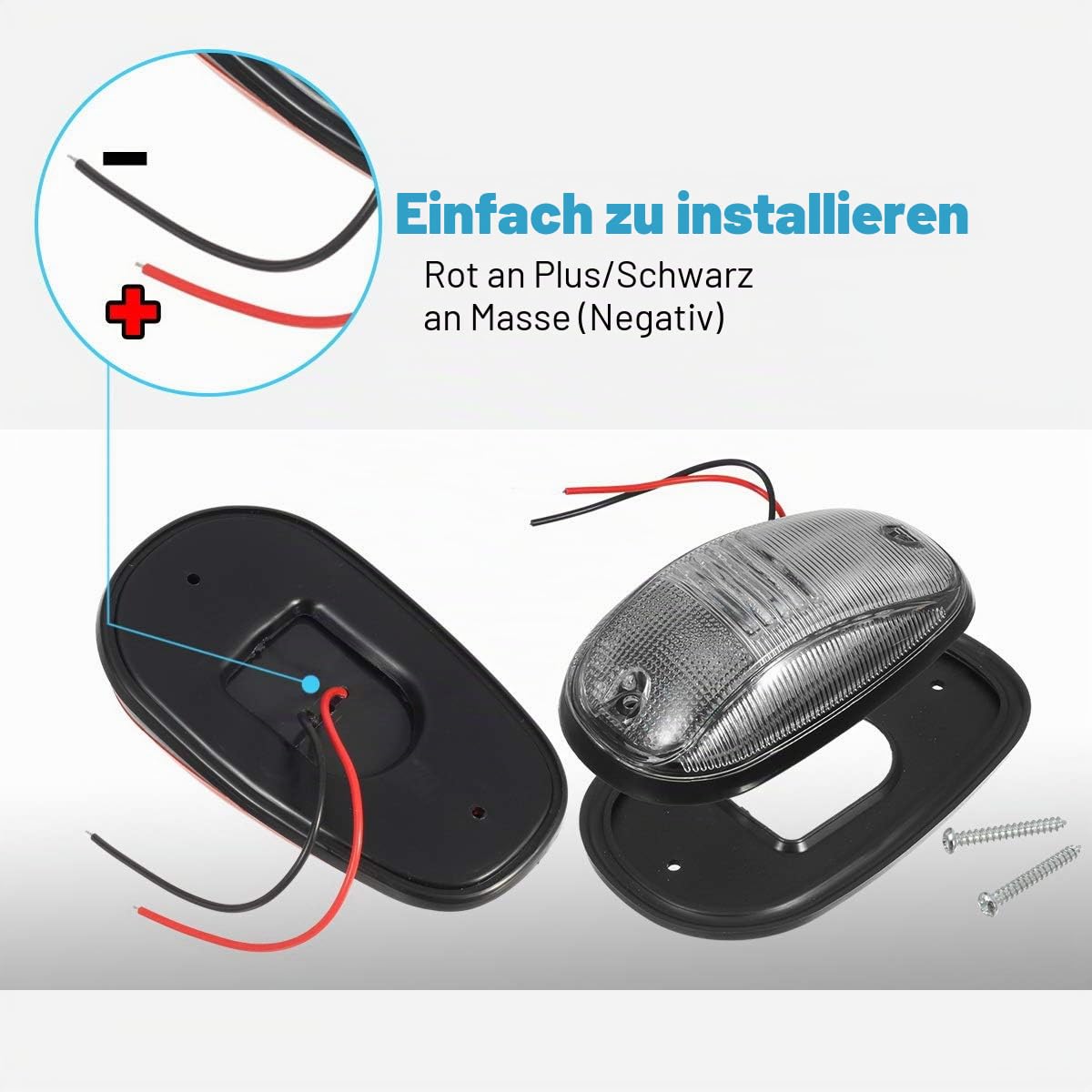 Partsam 5 x Dachleuchten für Dodge Ram 1500 2500 3500 4500 5500 Pickup 2003 2004 2005 2006 2007 2008 2009 2010 2011 2011 20111 2011 2011 2 201 3 2014 2015 2016 2017 2018