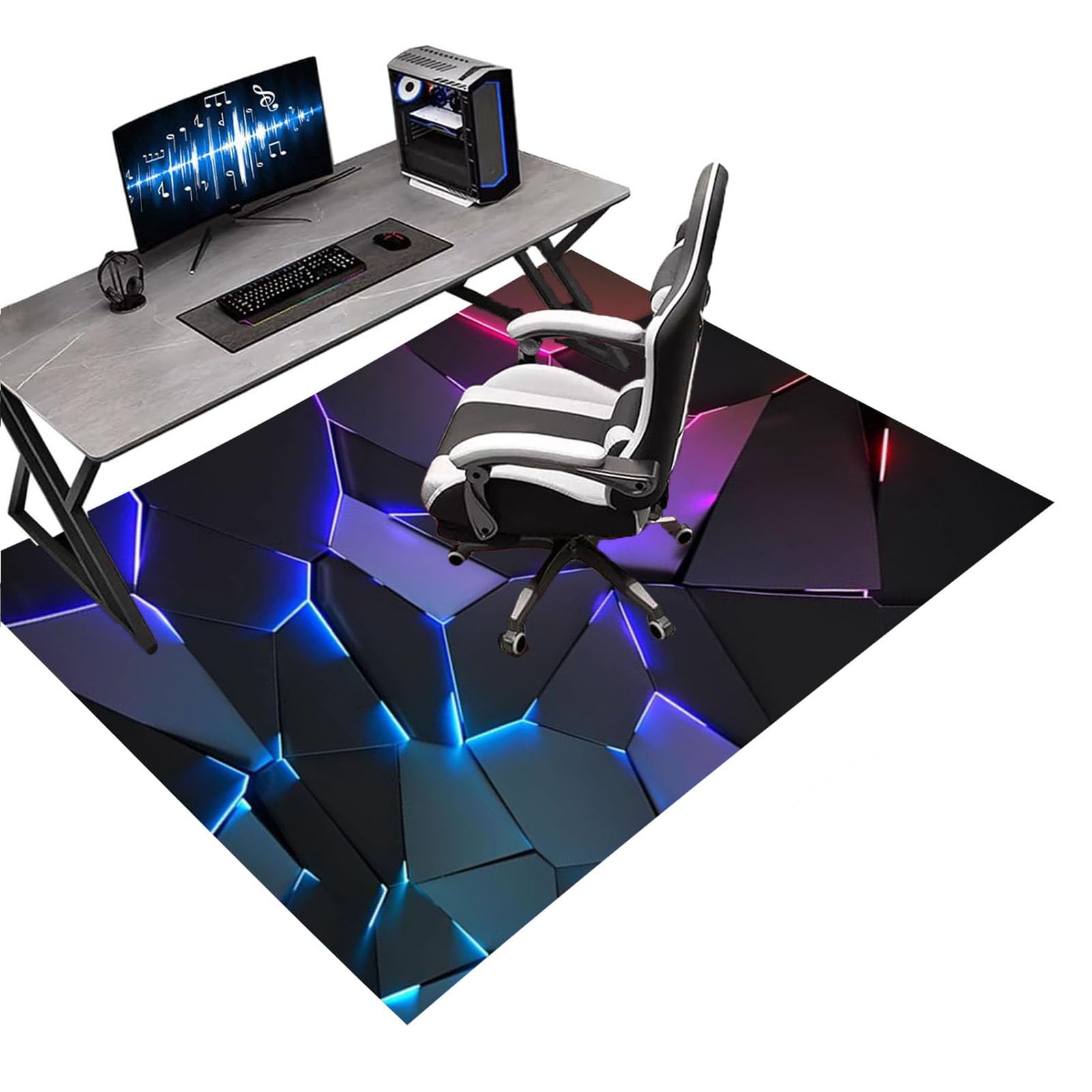 Office Chair Mat for Hardwood Floor Protector, Gaming Chair Mat Non-Slip Floor Mat for Rolling Chair Home,A15,180x280cm