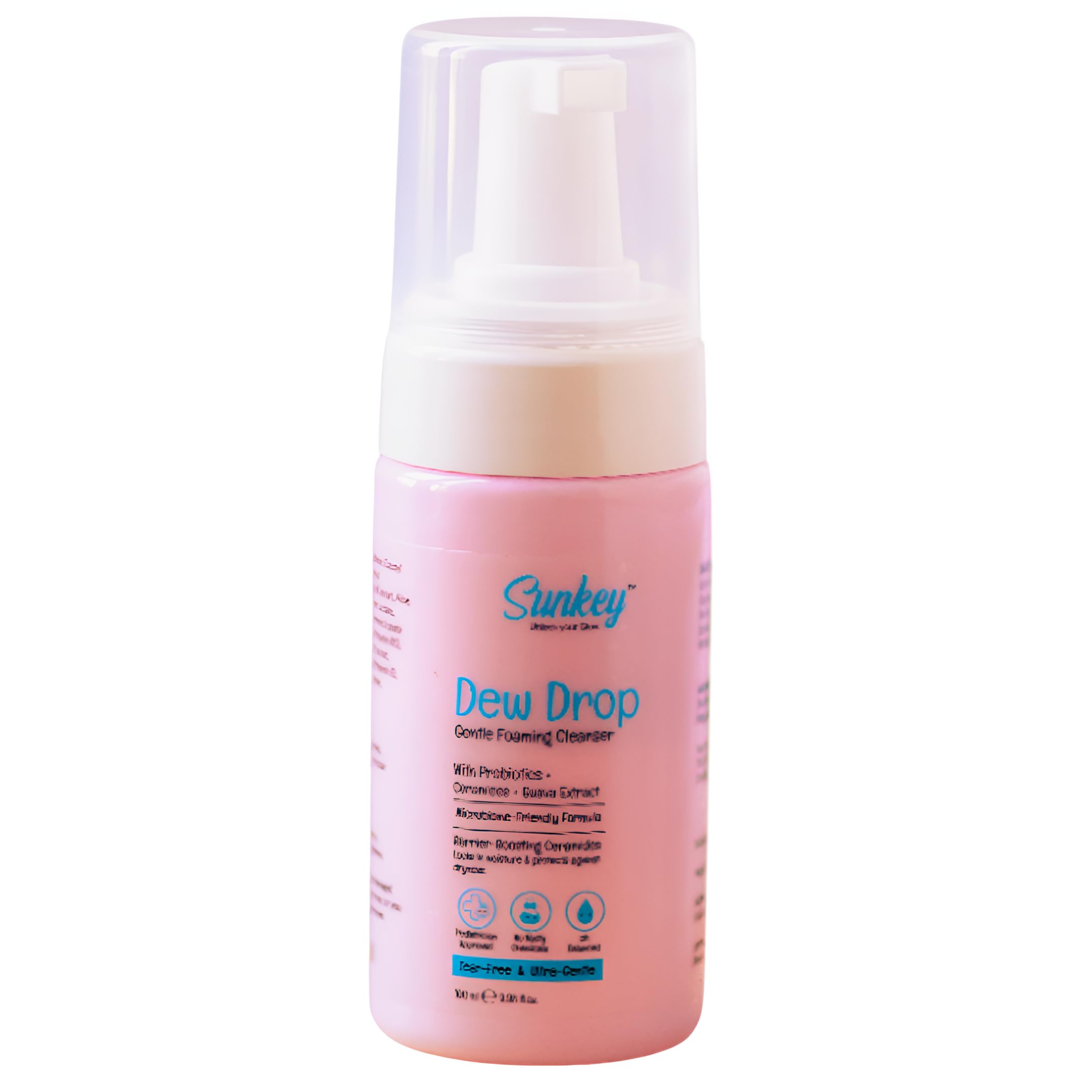 Sunkey Dew Drop Gentle Foaming Cleanser For Babies | With Probiotics, Ceramides & Guava Extract | pH Balanced | Microbiome Friendly | Pediatrician Approved-image-25