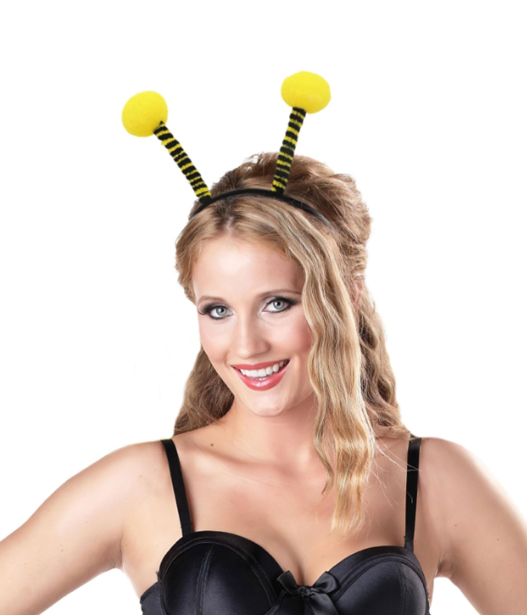 Bee Tentacle Headbands,Cute Bee Headpiece Antenna Headband for Women Girls Halloween Christmas Party Favors