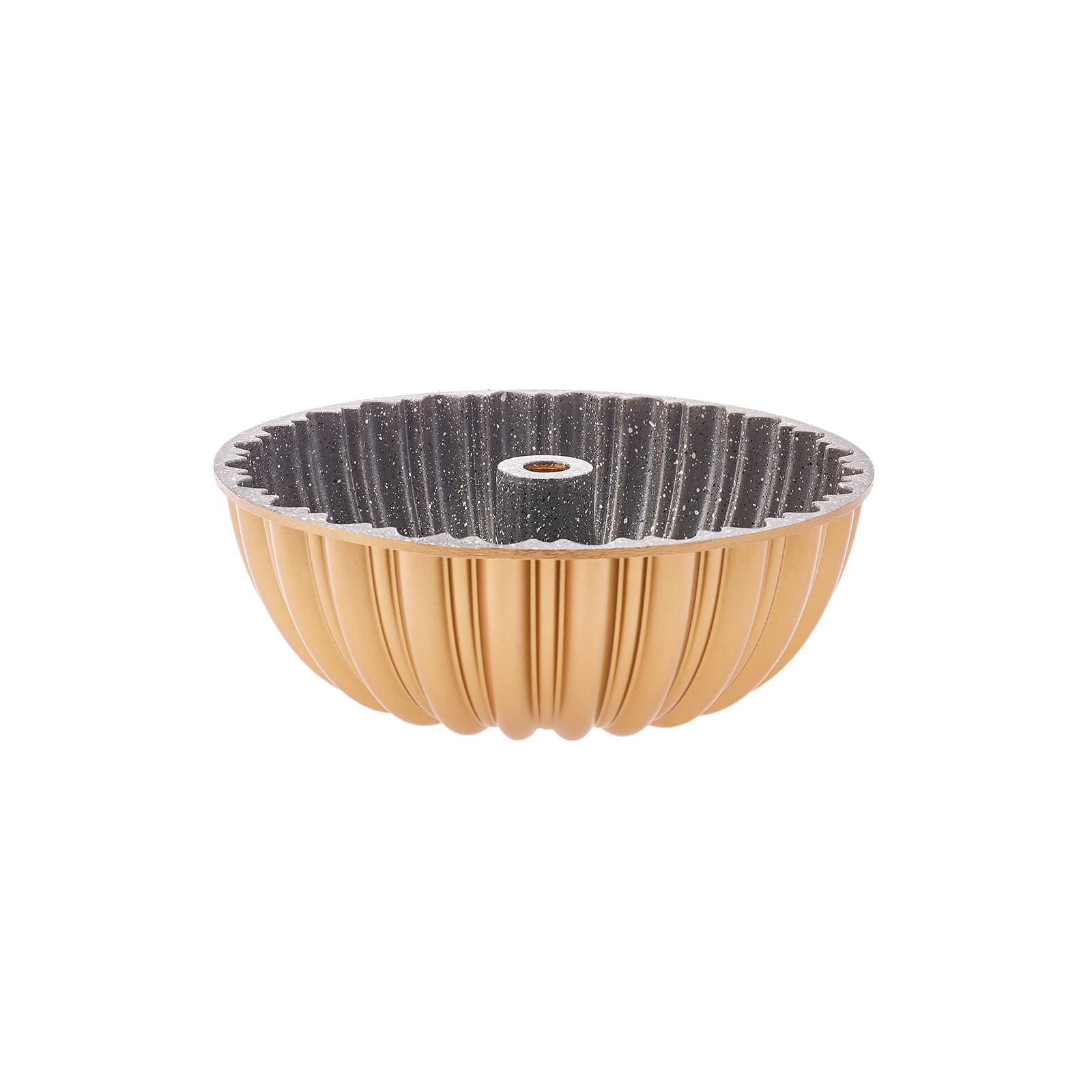 KARACA Decorative Aluminum Cake Cast, 25.5cm, Gold