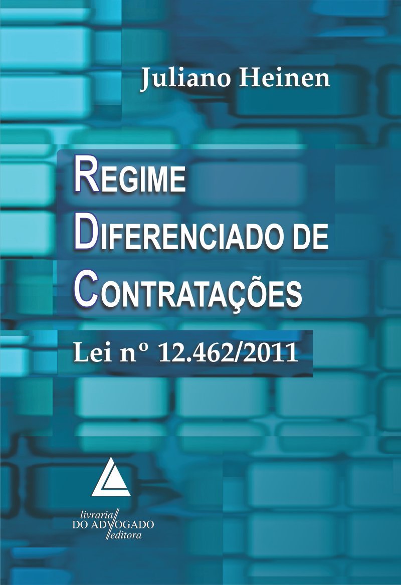 Capa de Regime Diferenciado De Contratações: Lei Nº 12462/2011