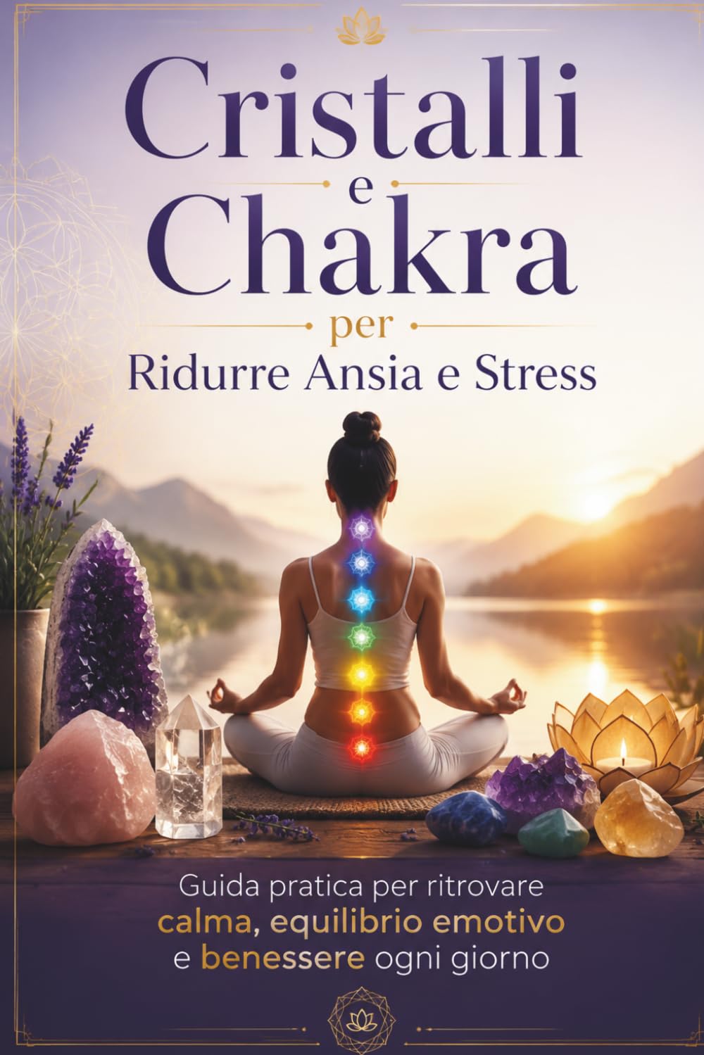 Cristalli e Chakra per Ridurre Ansia e Stress: Una Guida Pratica per Ritrovare Calma, Equilibrio e Benessere Ogni Giorno