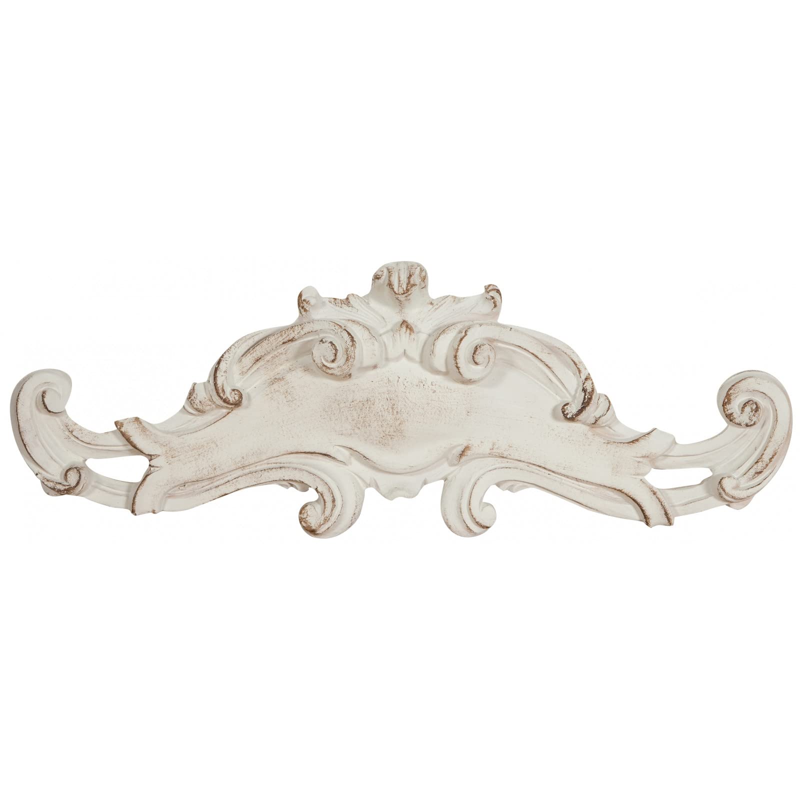 Biscottini Fregio Legno 58x20 cm Made in Italy | Fregi per mobili e pareti | Fregi in Legno Decorativi per mobili e pareti con Finitura Anticata