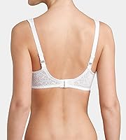 Vista 3 de Triumph Brasier reductor cómodo para mujer, brasier de cobertura completa premium con varilla, disponible en tallas grandes, Blanco