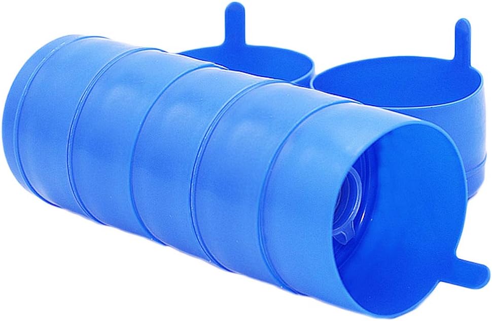  30 Pack Non Spill Caps,Reusable 55mm 3 and 5 Gallon Water Bottle Snap On Cap,Replacement Non-Spill Anti Splash Water Jug Caps thumbnail