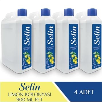 Selin Limon Kolonyas  900 Ml 4L  Set