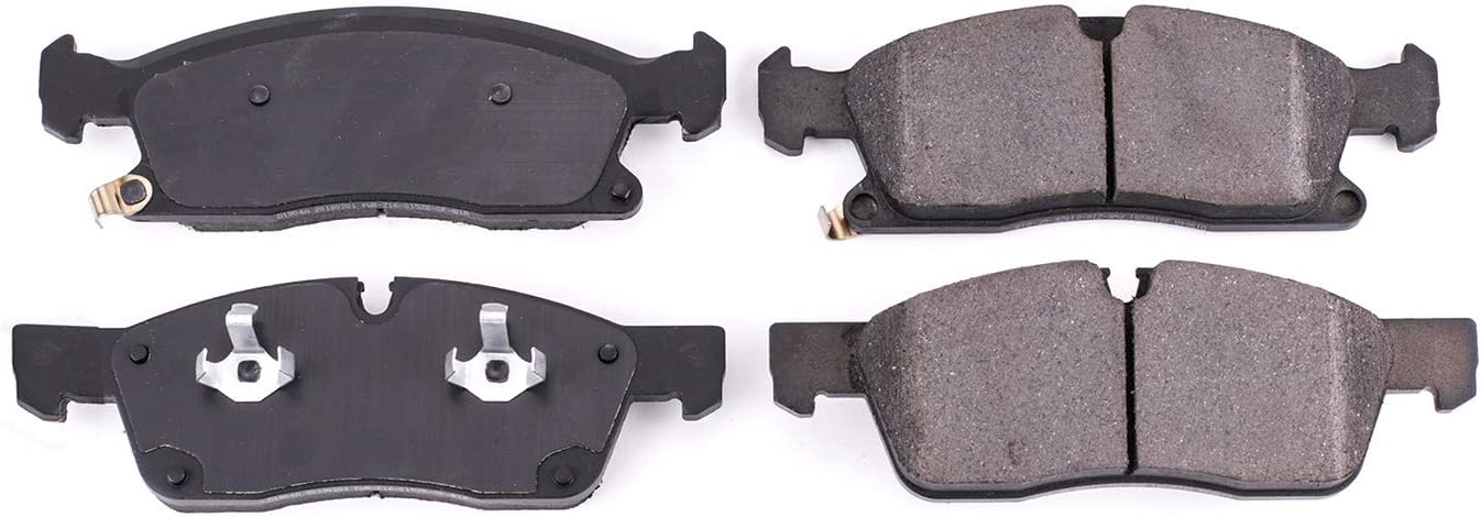 Power Stop 16-1904A Z16 Evolution Front Ceramic Brake Pads For Jeep Grand Cherokee 2017-2021 [Model Specific]