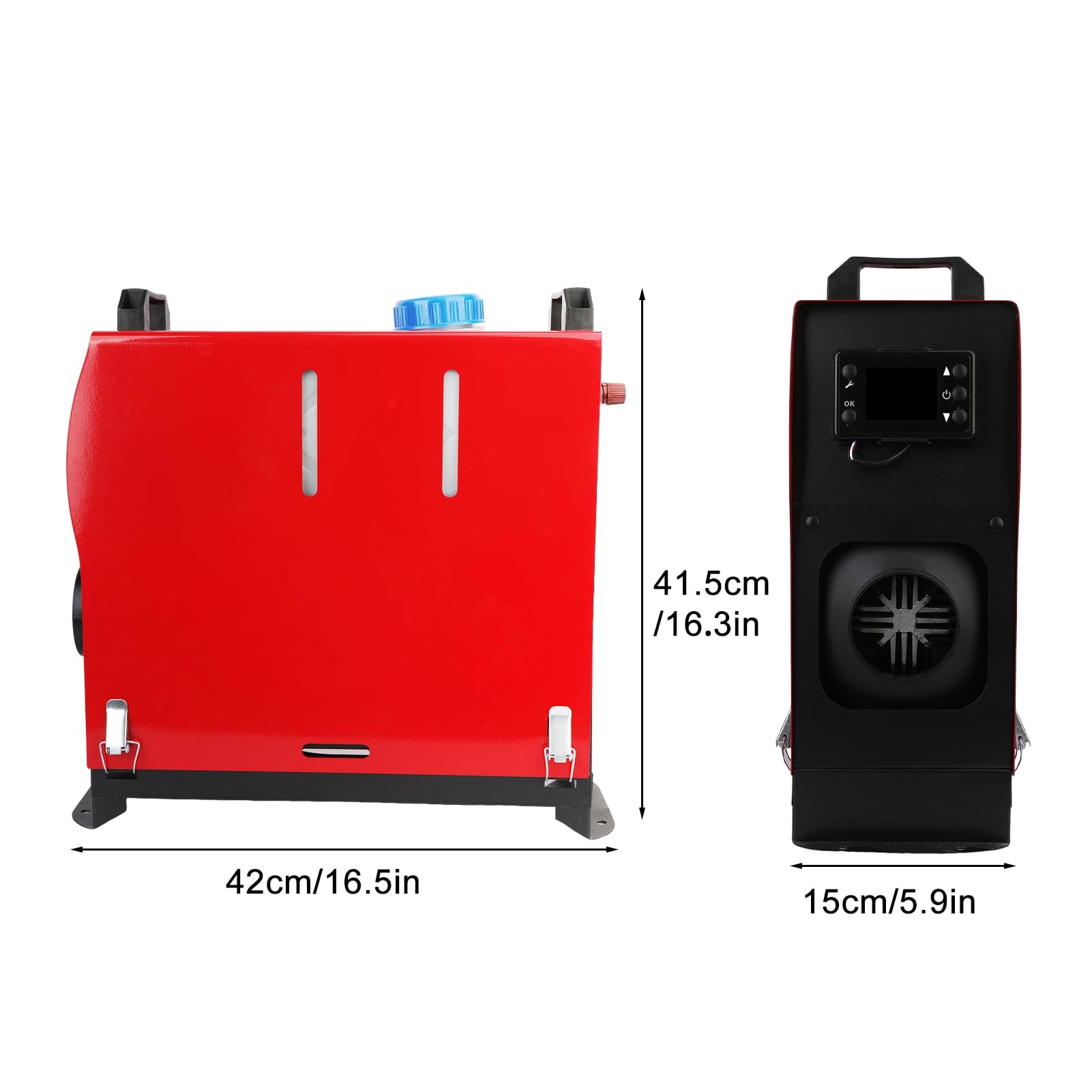 12V 8KW Nagrzewnica Diesla, Uniwersalny Nagrzewnica Powietrza Diesla, Przenośne Nagrzewnice Diesla z Wyświetlaczem LCD, Zdalne Sterowanie, Zintegrowane Ogrzewanie Postojowe Ogrzewanie Postojowe Do S