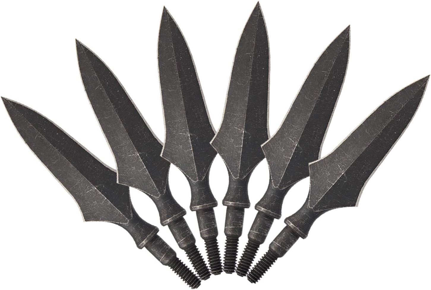 6pcs 200gr Arrowheads Hunting Broadheads Blade Tips Archery Bow Crossbow Screw Points