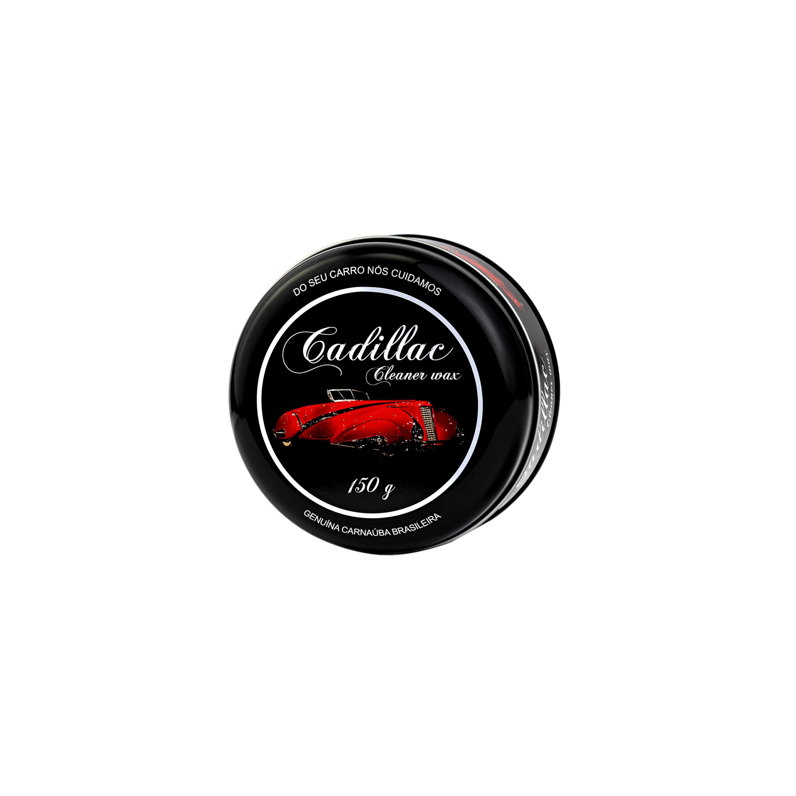 Cadillac Cera Cleaner Wax 150g - Cera Limpadora com Carnaúba para Proteção e Brilho