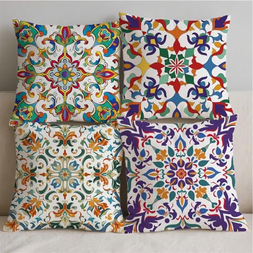 Housse de coussin 45x45cm déhoussable avec fermeture éclair invisible - 3