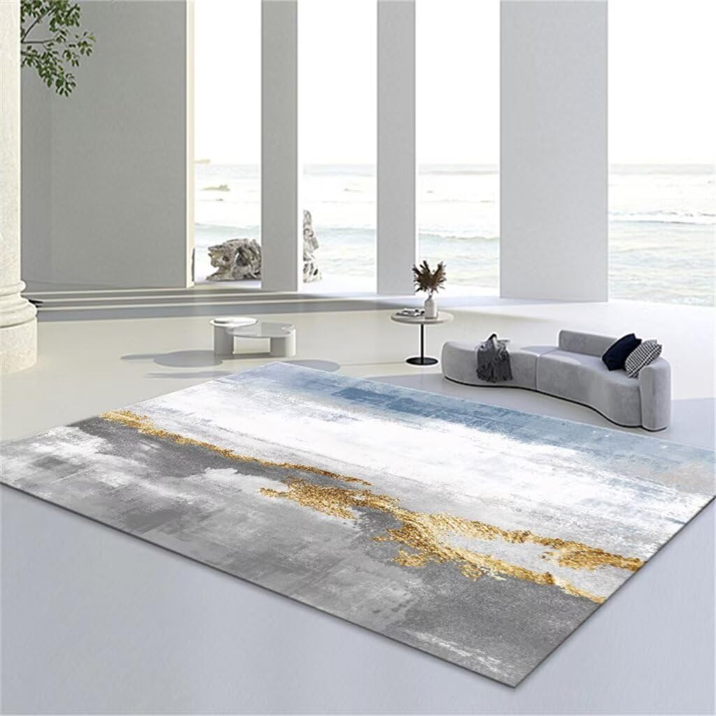 Decoration Chambre Fille Ado Tapis Esthétique Pour Chambre À Coucher Tapis D'Intérieur Gris Pour Chambre À Coucher, Rectangulaire, Décoration De Balcon Tapis Poil Ras 100X160Cm 3Ft 3.4''X5Ft 3''