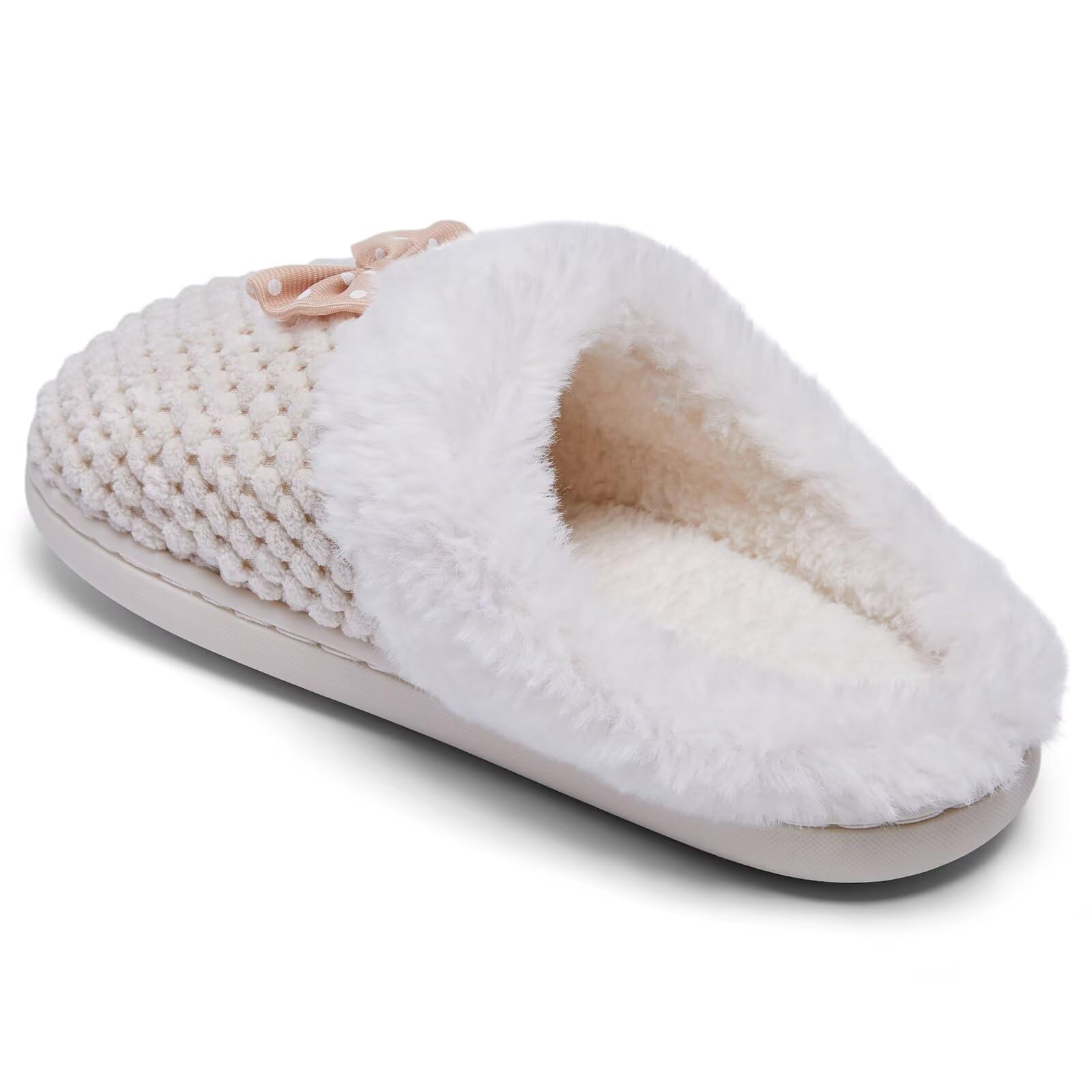 Pantuflas para niños, pantuflas para niñas, zapatos de casa de | Espuma viscoelástica, cómoda, similar a la lana, forro polar de felpa, sin cordones, antideslizante