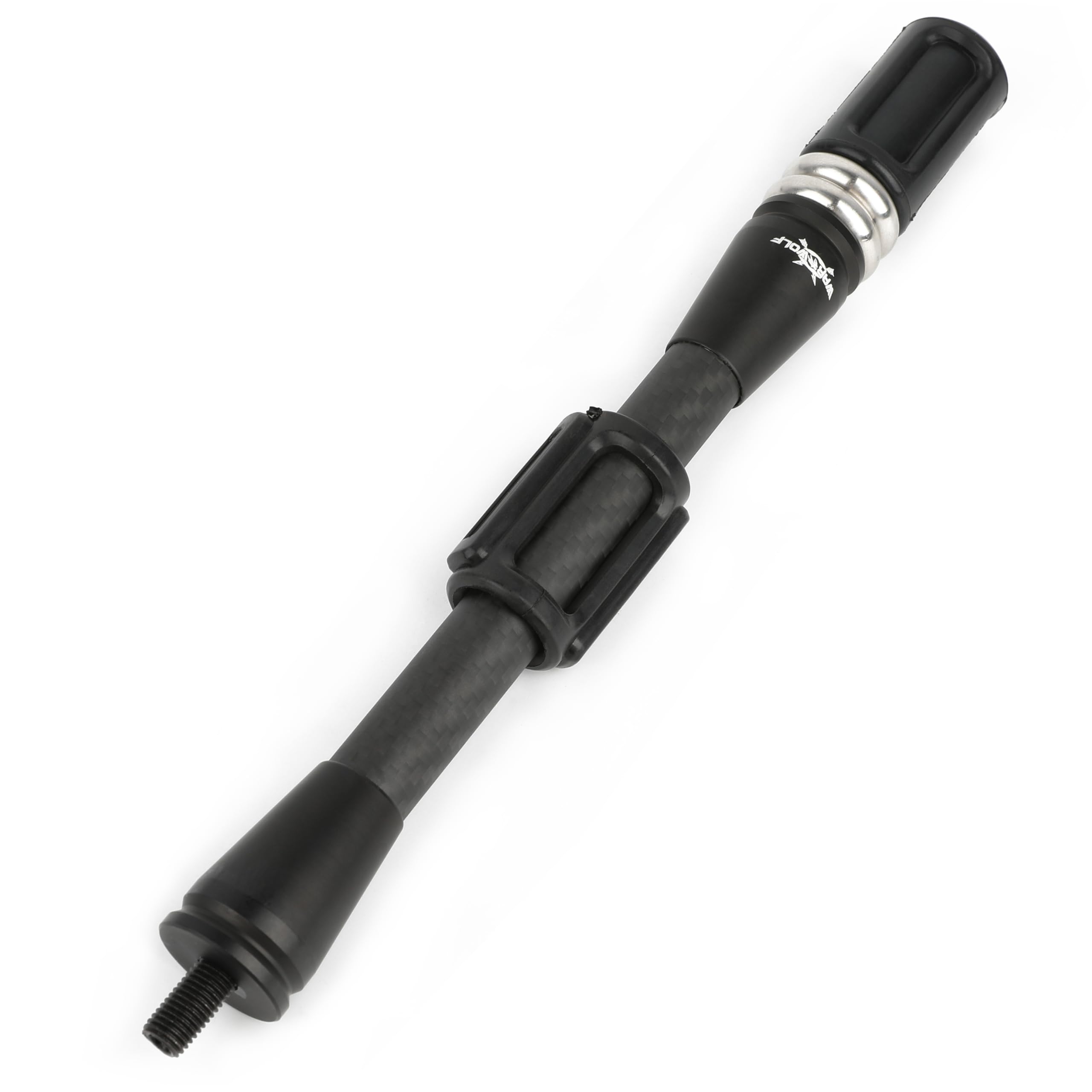Estabilizador de arco de 7/9/11/12/15 pulgadas Bow Balance Bar Carbon Fiber Stalizer Rod Extension Pole Rod Bow Stabilizer Weight Silencer Damping para arco recurvo y arco compuesto