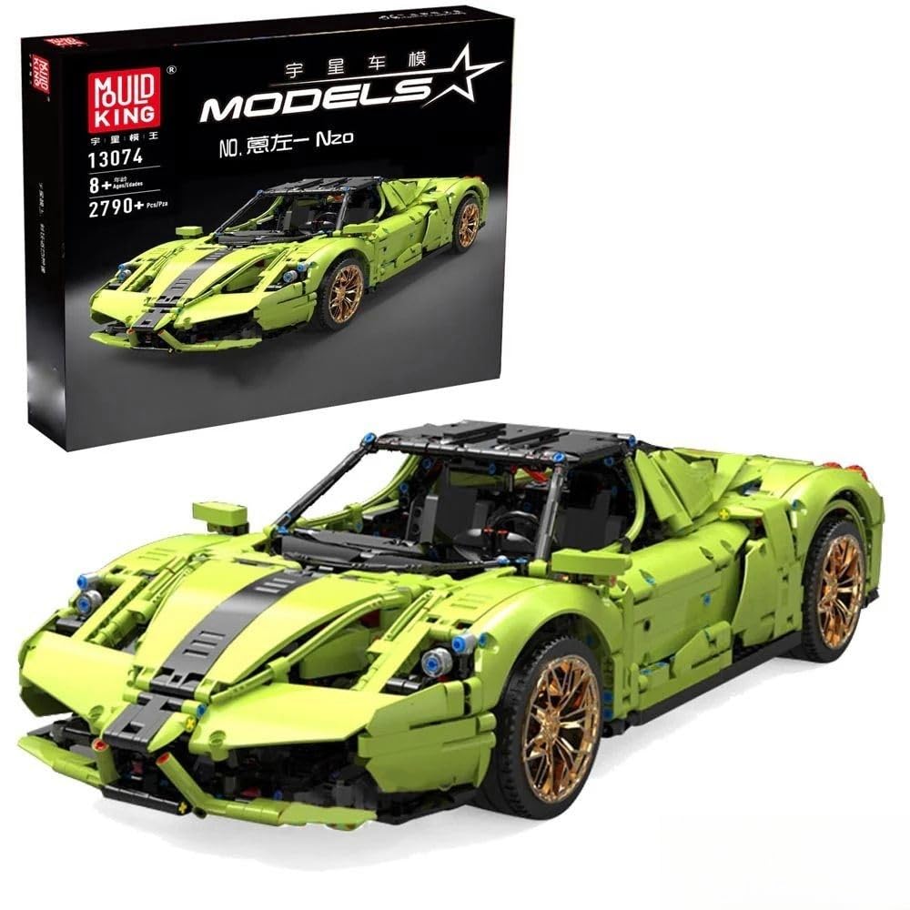 Mould King Supercar Brick Building Model Car 2790/pcs Static 13074