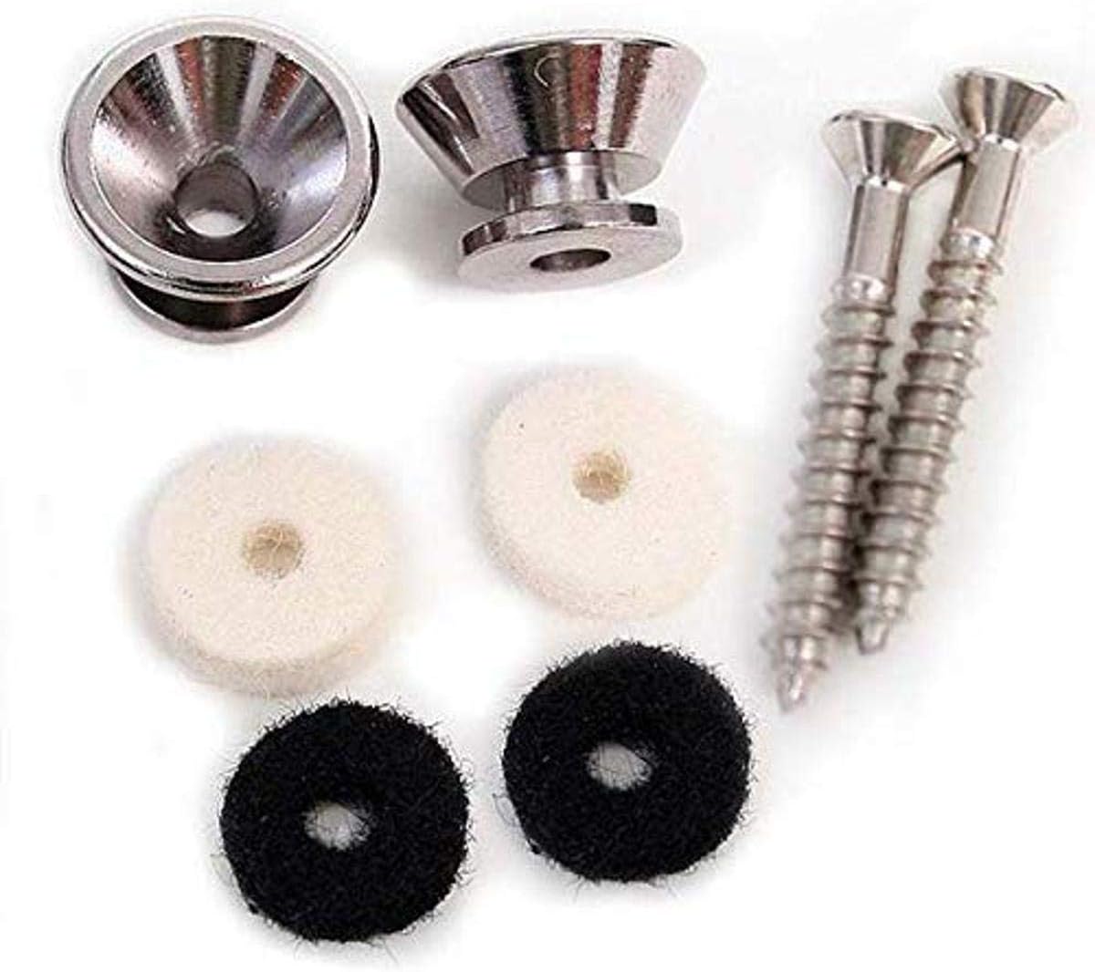 Fender Non-Slip Strap Buttons, Nickel