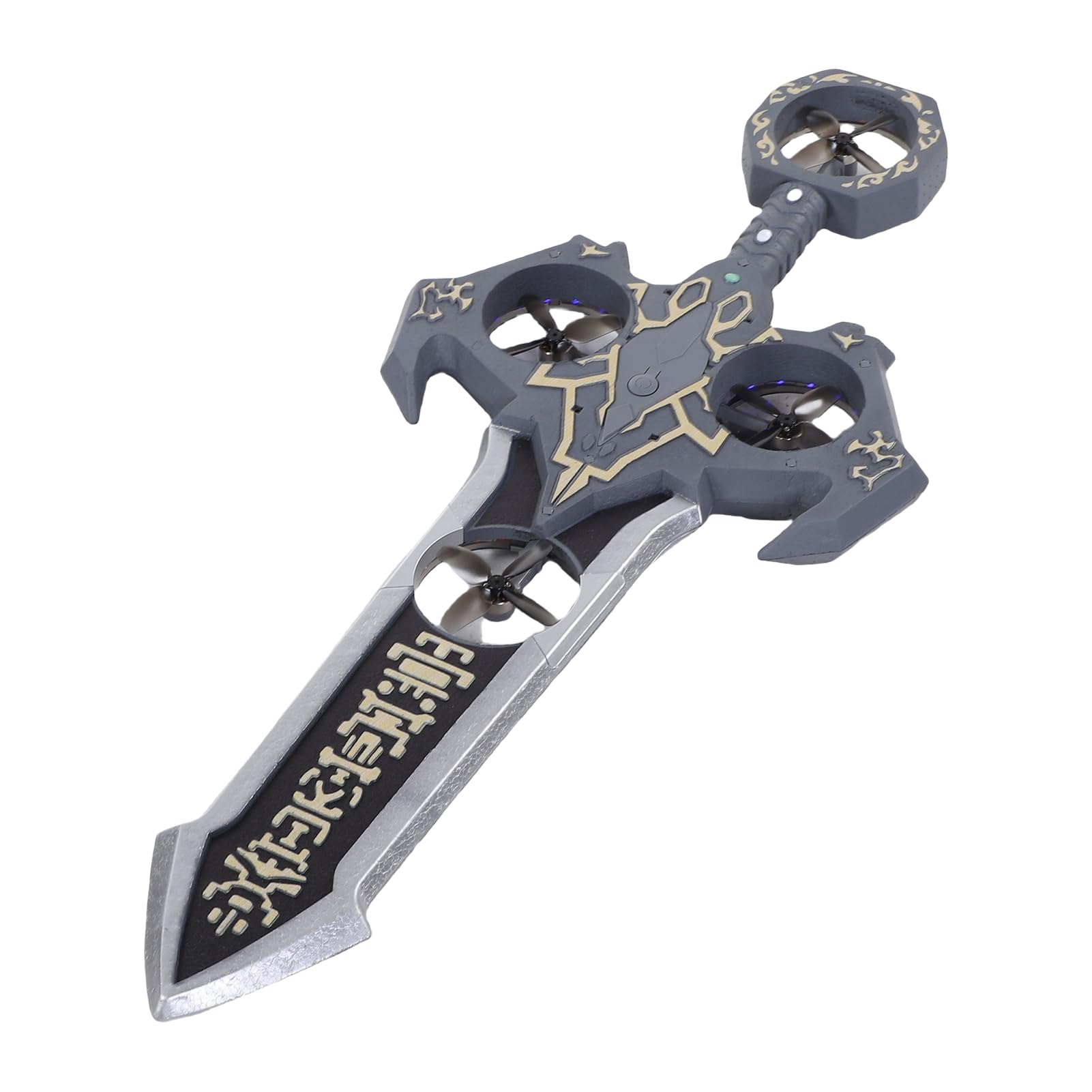 VGEBY Avión de Espada Voladora, Dron Acrobático Remoto con Control de Gestos con Luces LED para Juguete, Vuelo Interior y Exterior (GOLD)