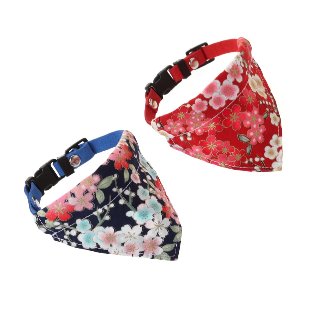 YARNOW 6pièces Collier Bandana pour Chien Réglable avec Motif Floral Et Accessoires Animaux