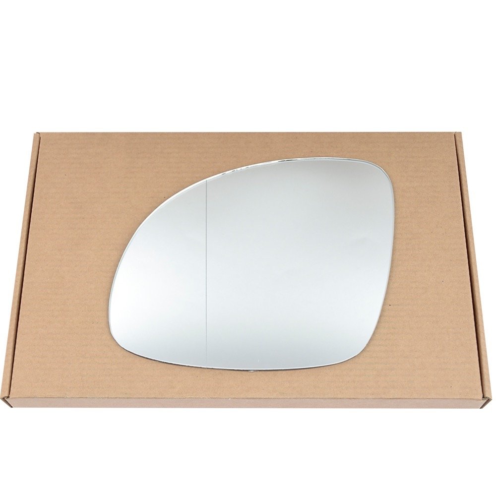 Less4spares Wing Mirror Glass Left Compatible with Skoda Yeti 2009-2017 STICK-ON Passenger Near Side with Blind Spot