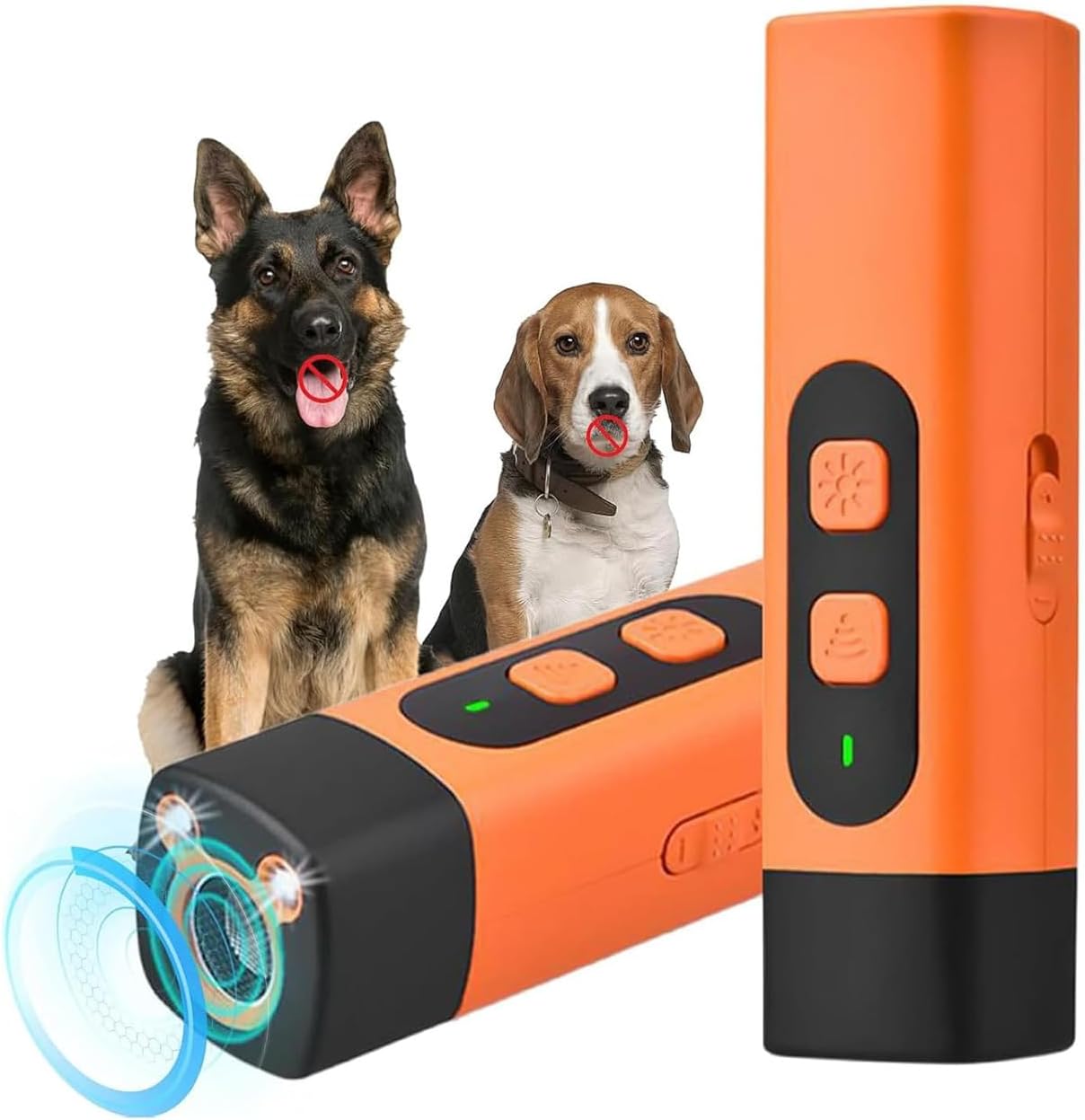 Barkshield for Dogs, Upgraded Bark Shield Pro with LED Flashlight Portable, for Large/Aggressive Dogs 35ft/10m Range, Stop Bad Behavior Without Yelling or Swatting
