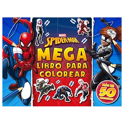 Spider-Man. Megalibro para colorear 2: Con pegatinas