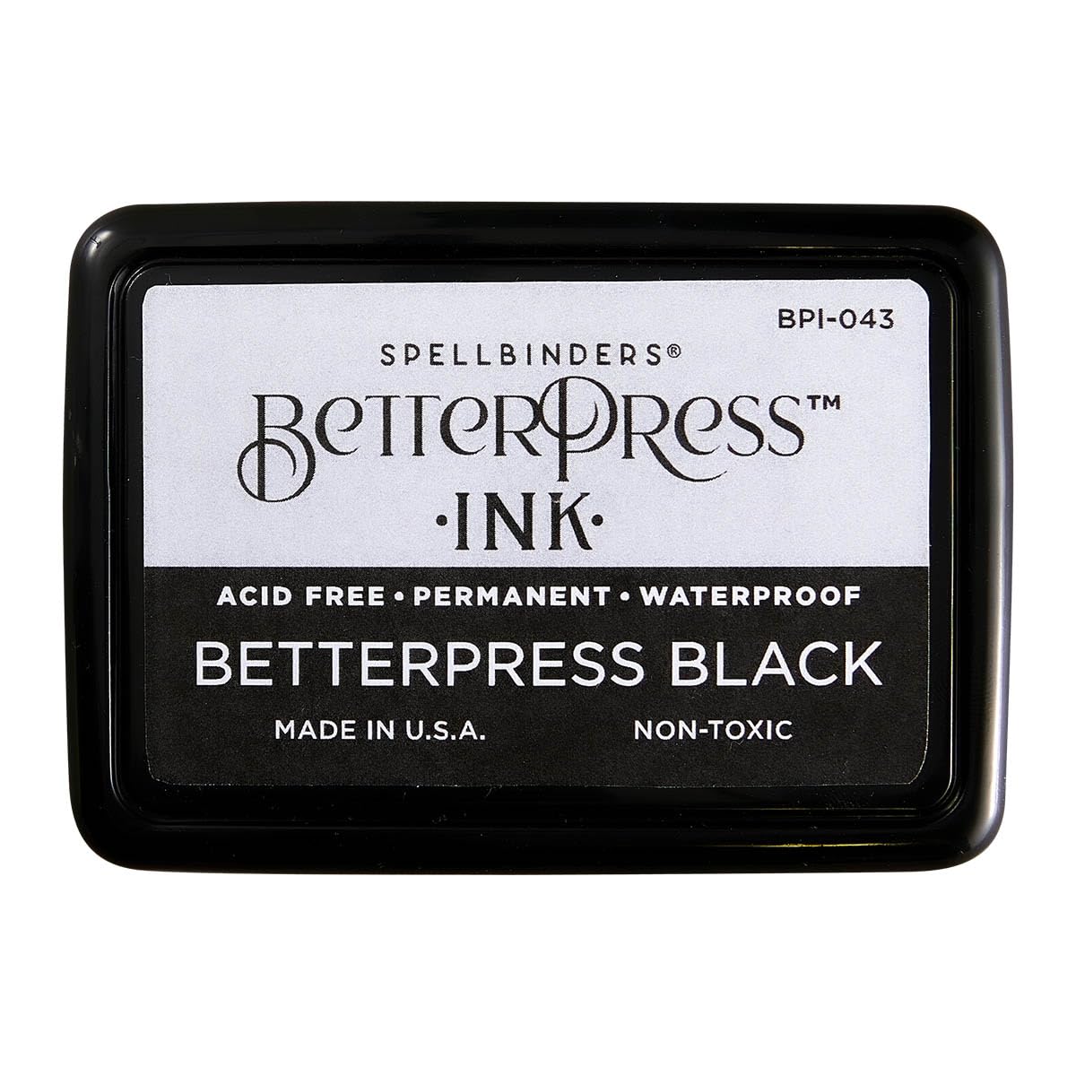 SpellbindersBPI-043 Full Size BetterPress Black Ink Pad