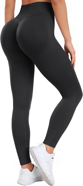 Seamless Butt Lifting Leggings for Women High Waisted Scrunch Booty Gym Fitness Leggings Workout Yoga Pants Womens