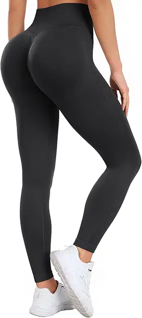 Women's Booty Scrunch High Waist Yoga Pants - Push Up Gym Leggings