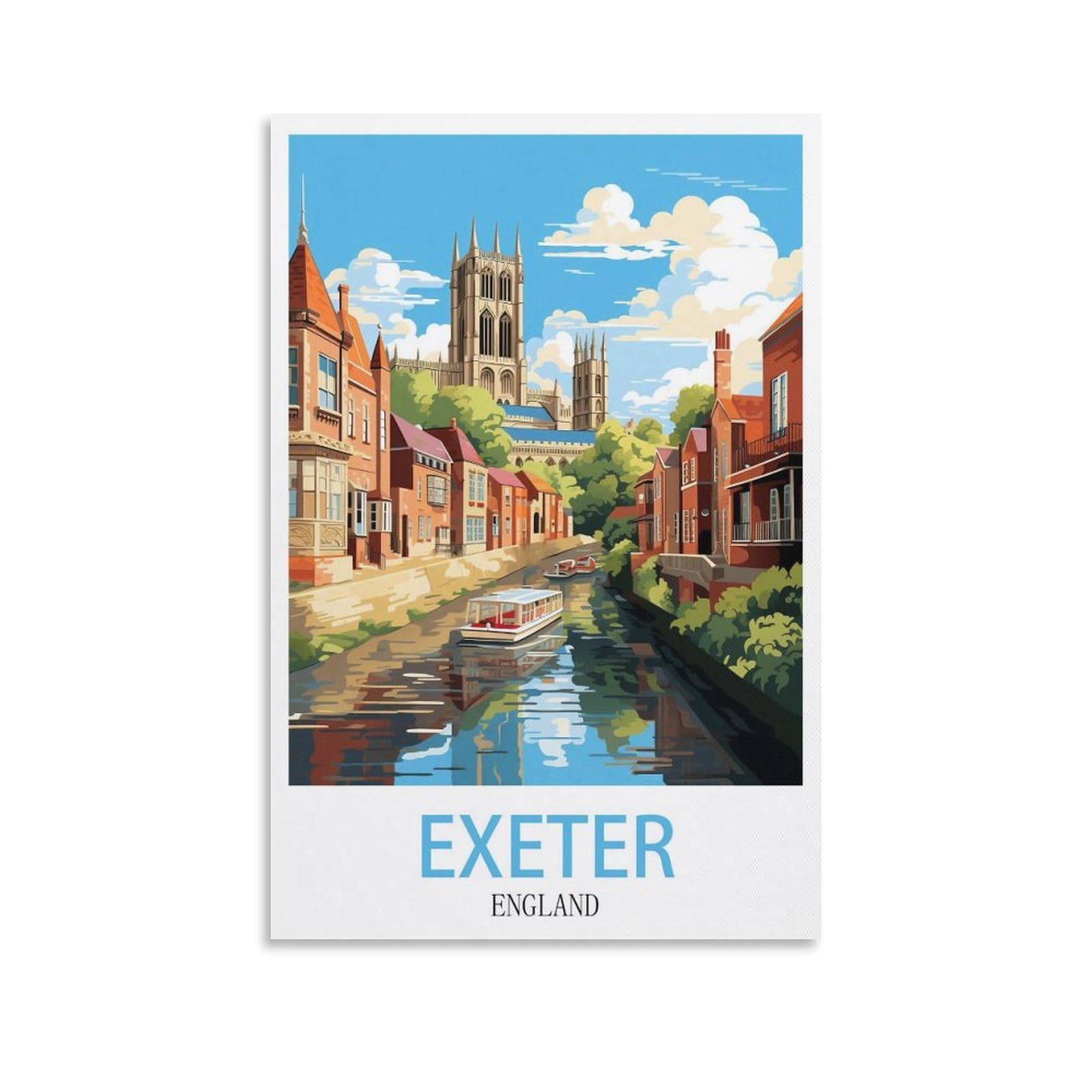Ezmlfa S397 Diamond Painting Kits For Adults,Exeter City 5D Diamond Painting Kit For Adults Beginners, Diy Full Round Drill Gem Art Kits For Home 40X50cm