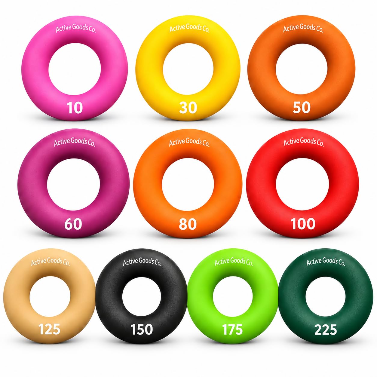 Hand Exerciser Rings - Grip Strength Training -19