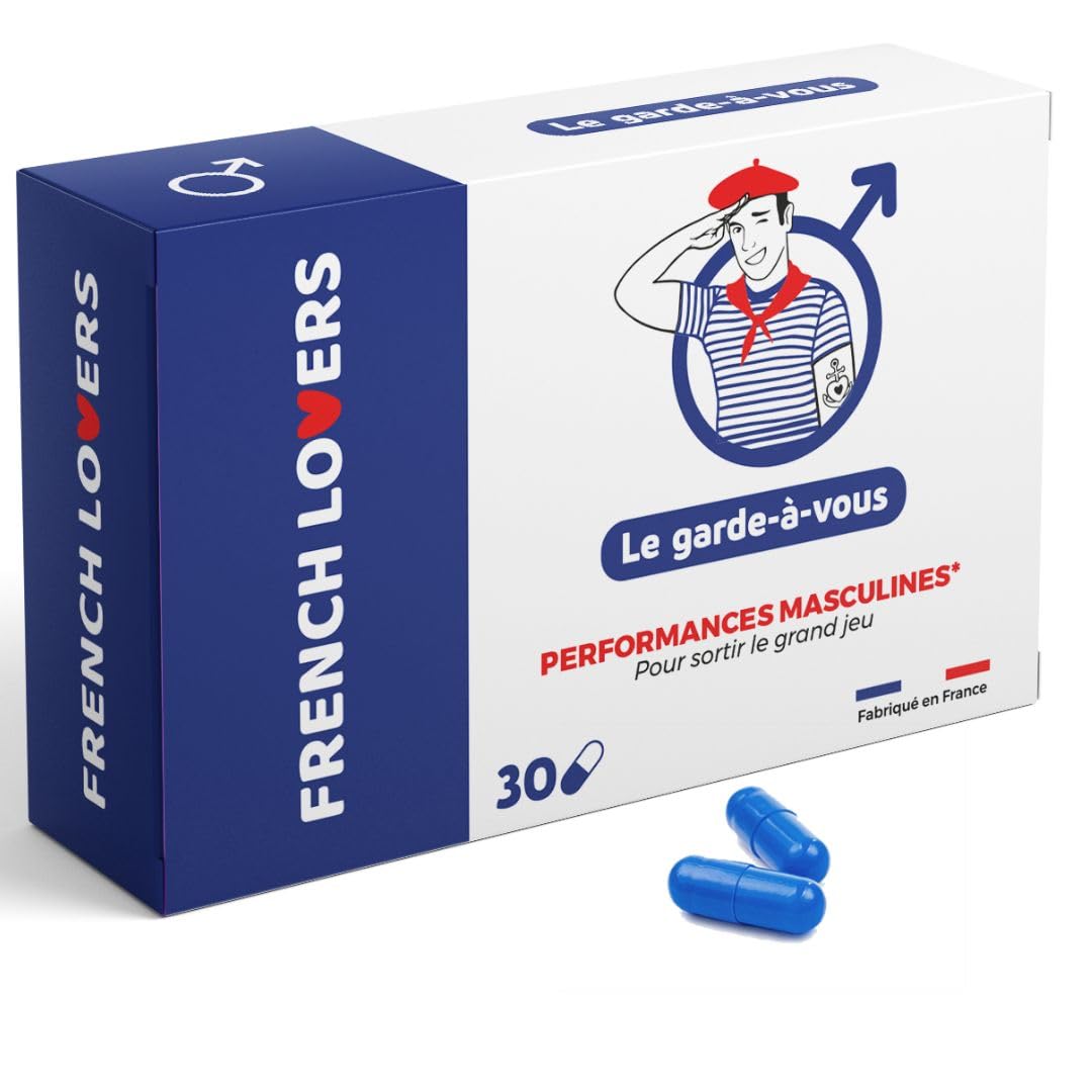 GARDE-À-VOUS Ginseng, Maca, Stimulant Puissant Pour Homme Actif - 100% naturel - Performance masculine et sportive - Formule Hautement Dosée - 30 gélules - Gingembre, Guarana, Fenugrec
