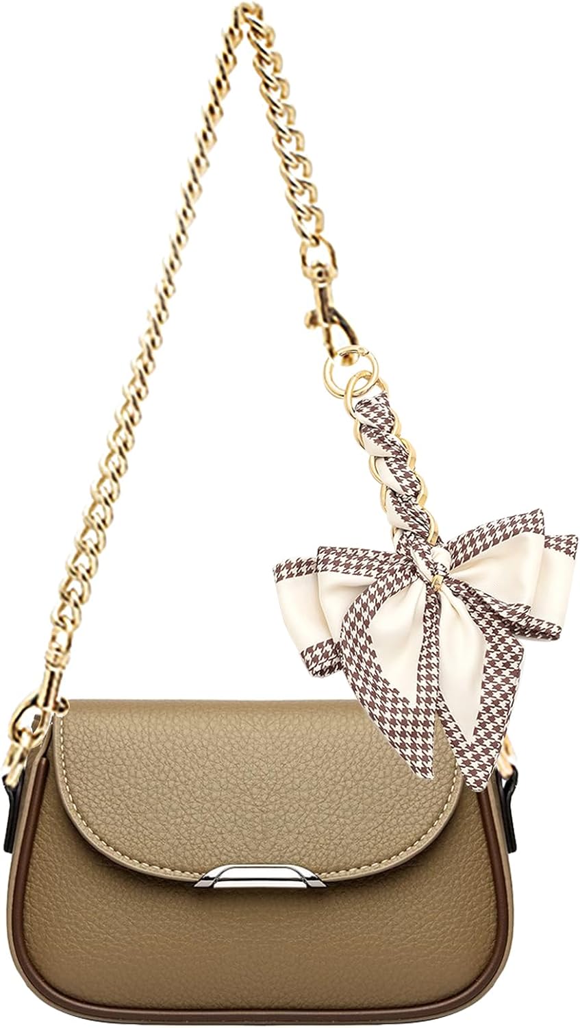 TENOC Purse Extender Chain, Crossbody Bag Charm, Bow Ribbon Handbag DIY Decoration Accessories - Image 3