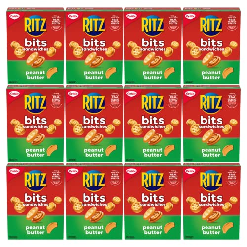 Ritz Bits Sandwiches Peanut Butter Crackers, 180G/6.3Oz (Pack Of 12) Shipped From Canada #TOP22