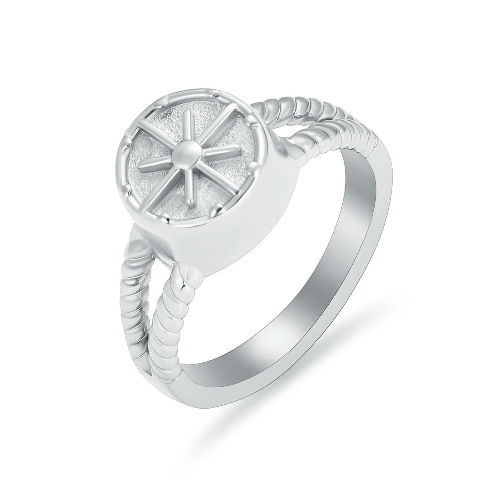 Bague de crémation boussole pour surmonter le deuil avec dignité