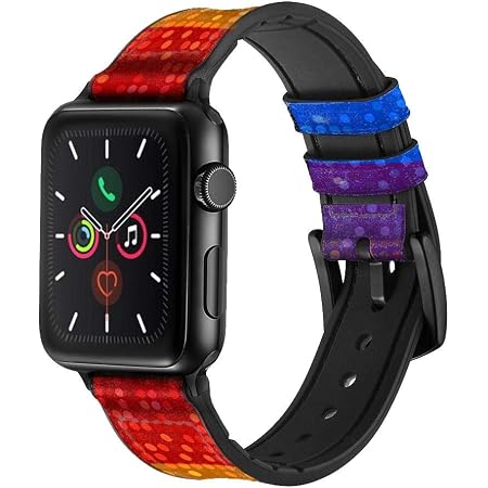 Innovedesire Rainbow LGBT Gay Pride Flag Cinturino in Pelle e Silicone  Smartwatch per Apple Watch iWatch Taglia 38mm/40mm : Amazon.it: Elettronica