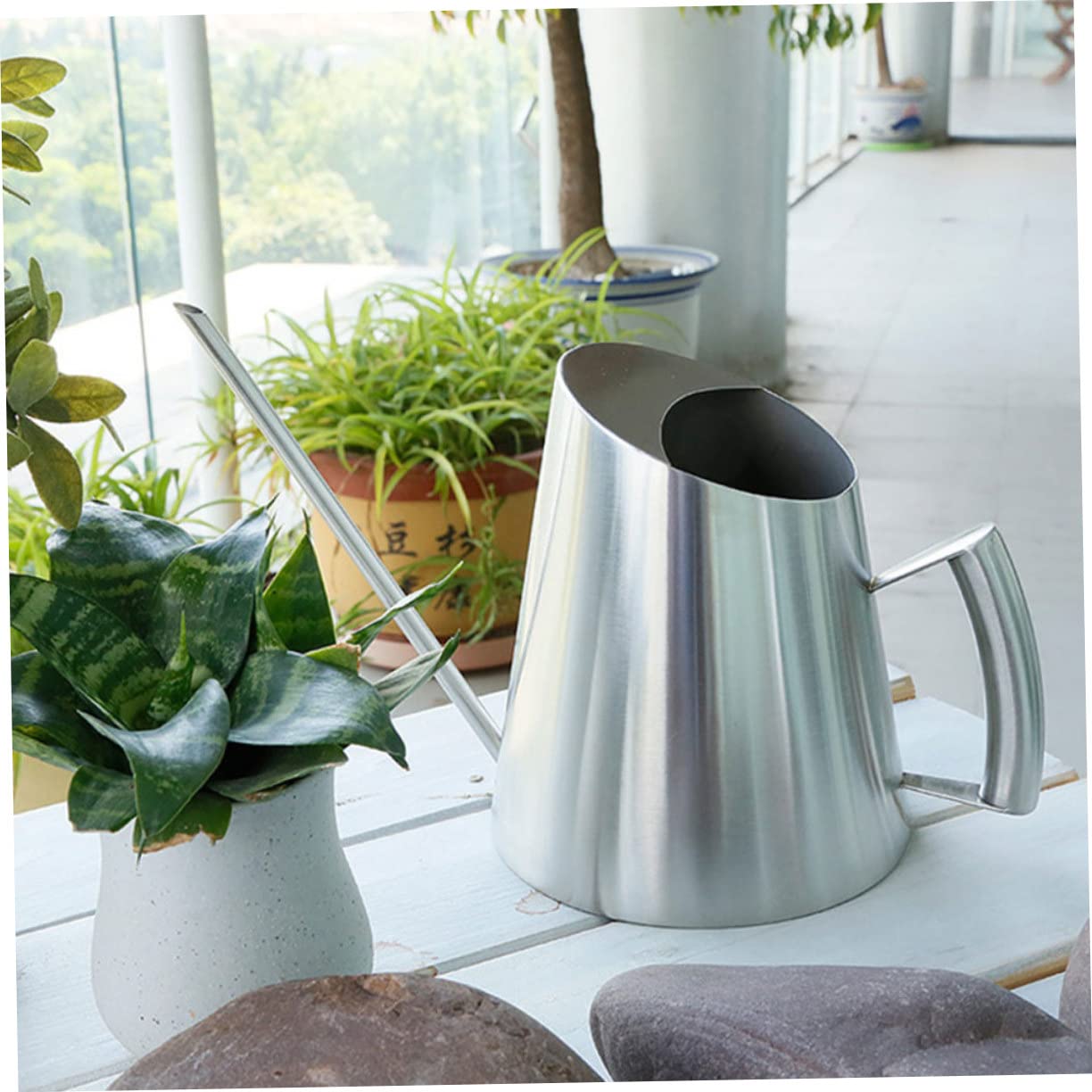 Toddmomy 2piezas Regadera De Inoxidable para De Interior y Exterior Rociador De Jardín y para Mantener La De Flores y