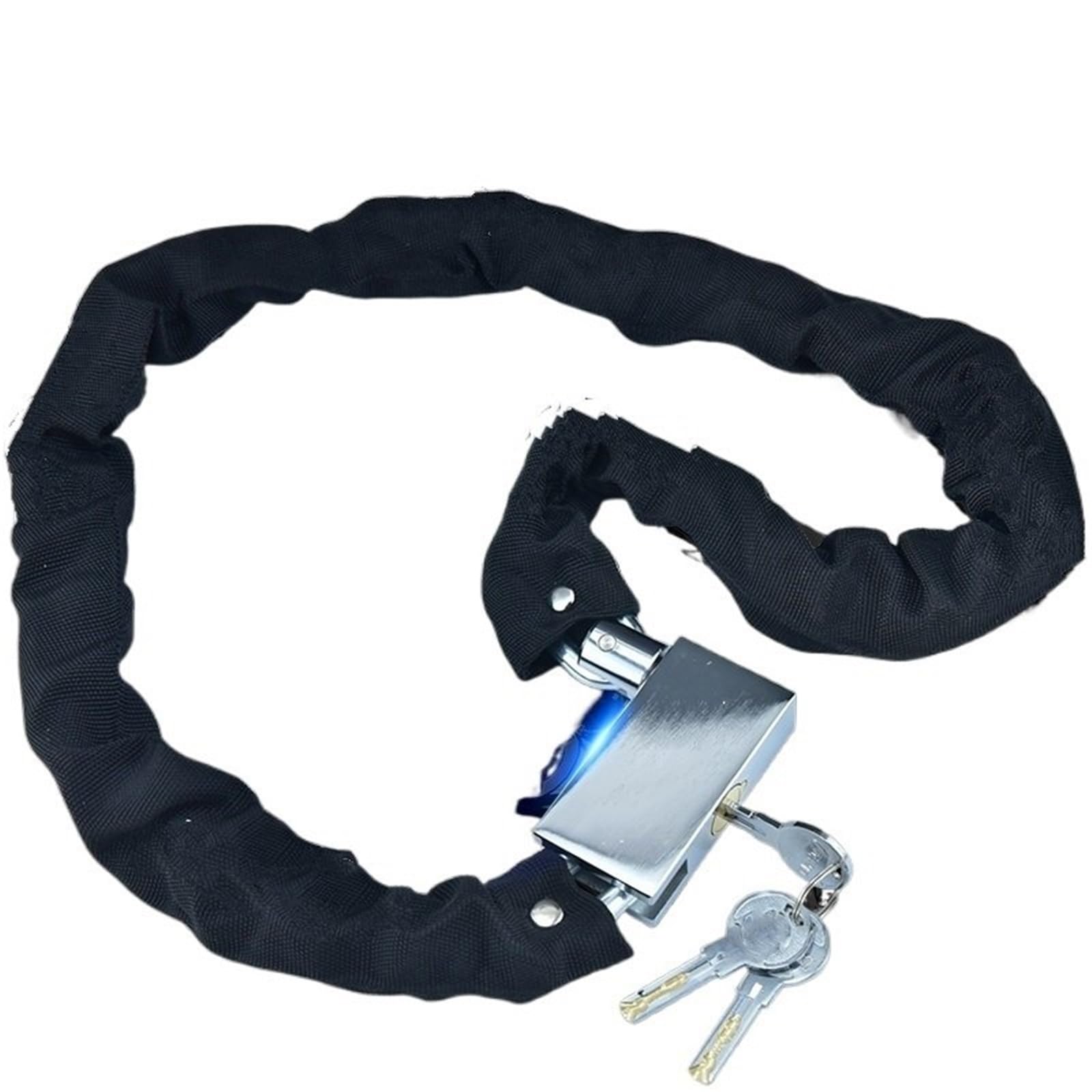 Hdrtcbu W808 77Cm Chain Lock Chain Lock, Mountain Anti-Theft, Motorcycle Motorbike Lock(W808 77Cm)