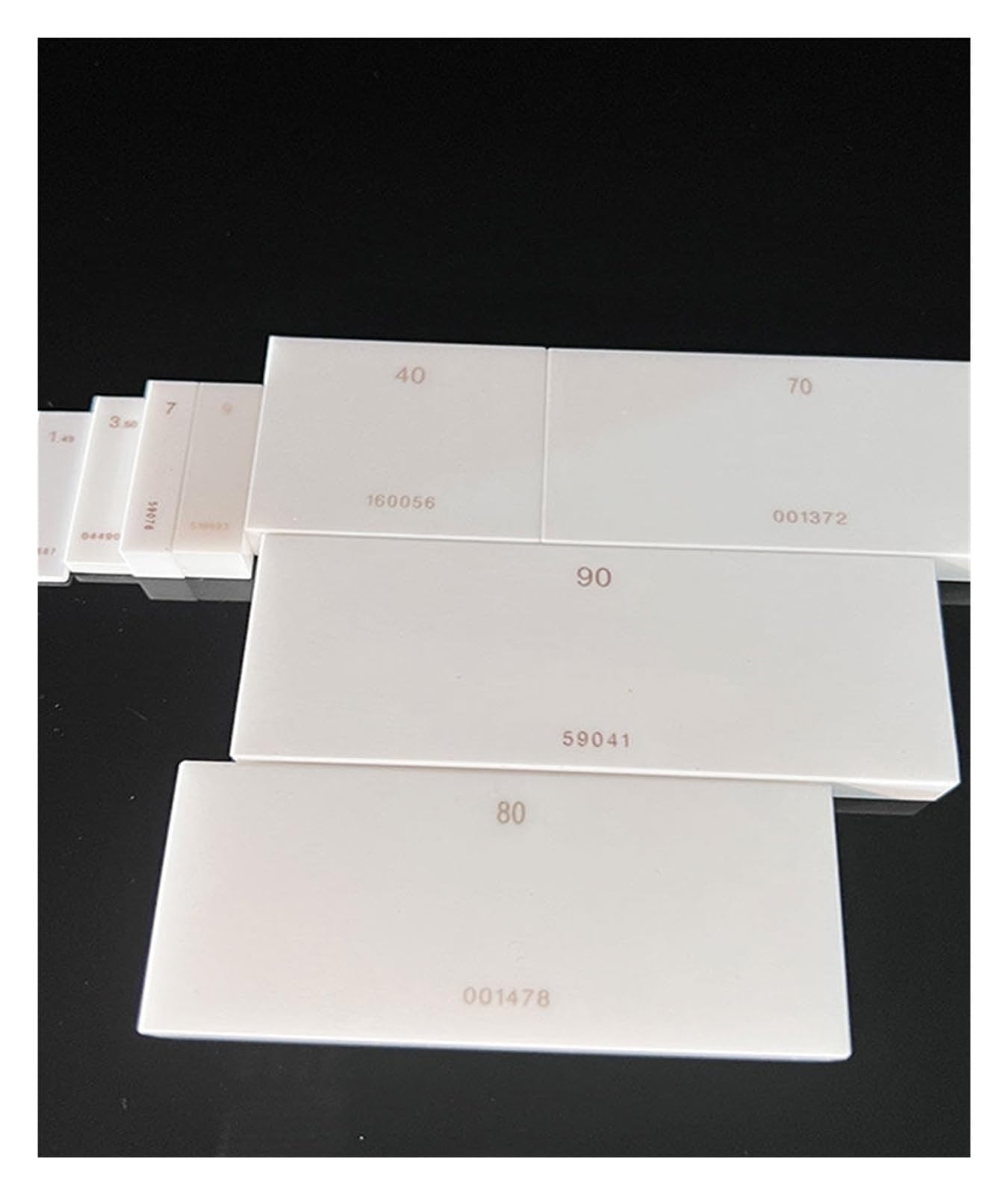 1PC 0.5mm-60mm Calibrazione Standard Blocchi di Riscontro in Ceramica Grado 0 Strumenti di Misurazione di Ispezione Micrometrica per macchinisti(14mm)