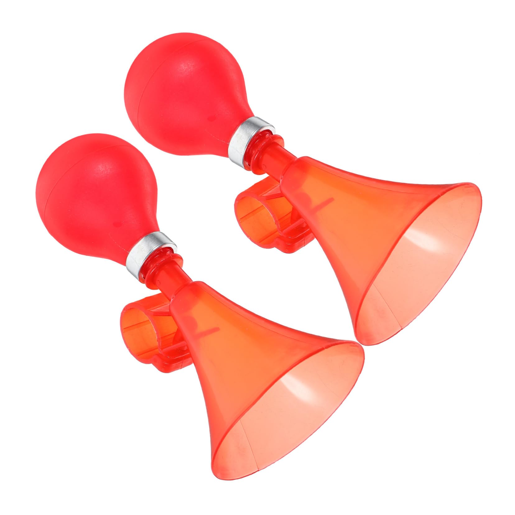SUPVOX Pack Bicycle Squeeze Horn Loud Clown Horn for Bikes Easy to Install Without Tools for Road Mountain Bikes Random Style