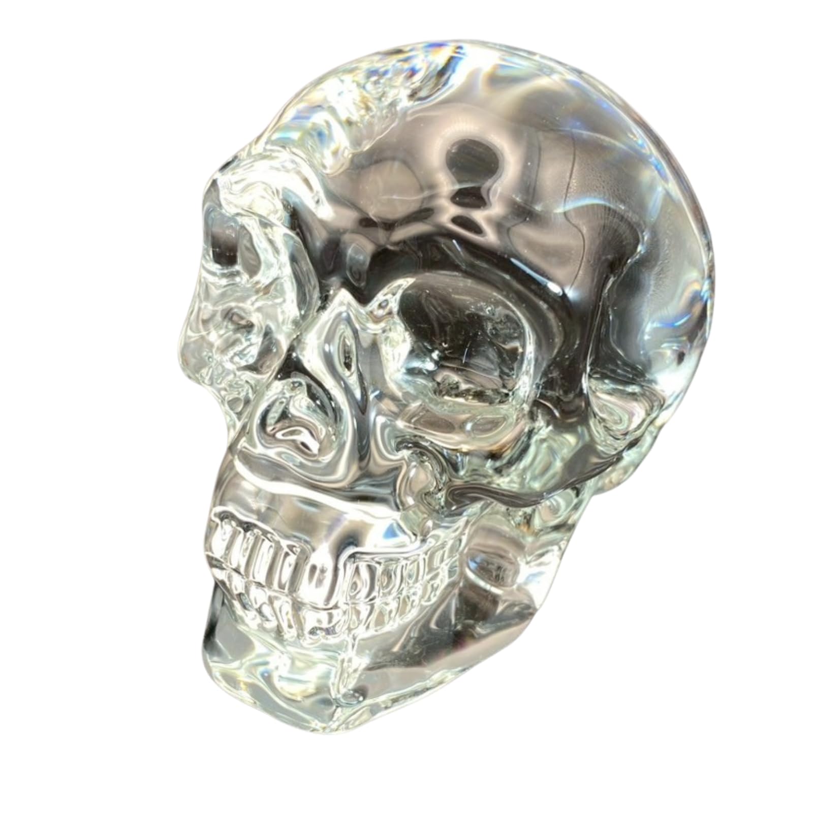 Amazon.co.jp: S.T.S.G 髑髏 スカル ドクロ 置物 透明 オブジェ