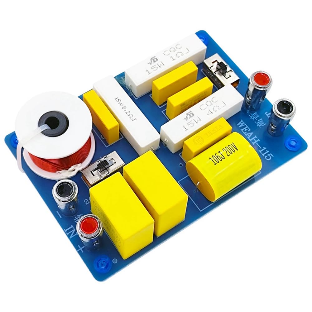 Singoli in Cui HiFi Speaker Frequency Divider Hi-Fi Pure Tweeter Audio Crossover Filtro Filtro del Diffusori Fai-da-Te