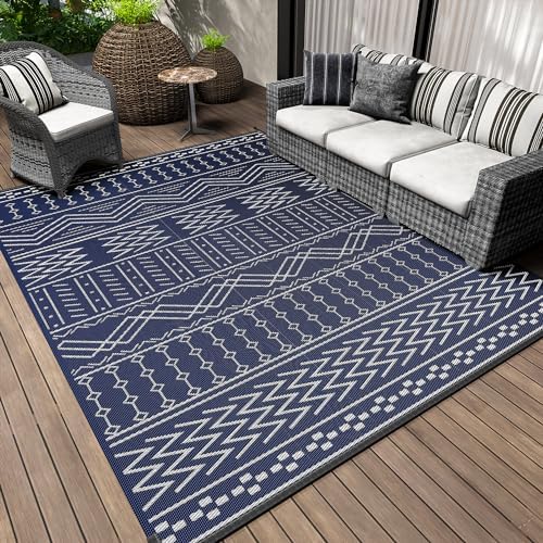 COCOEROutdoor Rug Waterproof 8x10ft Outdoor Carpet Patio