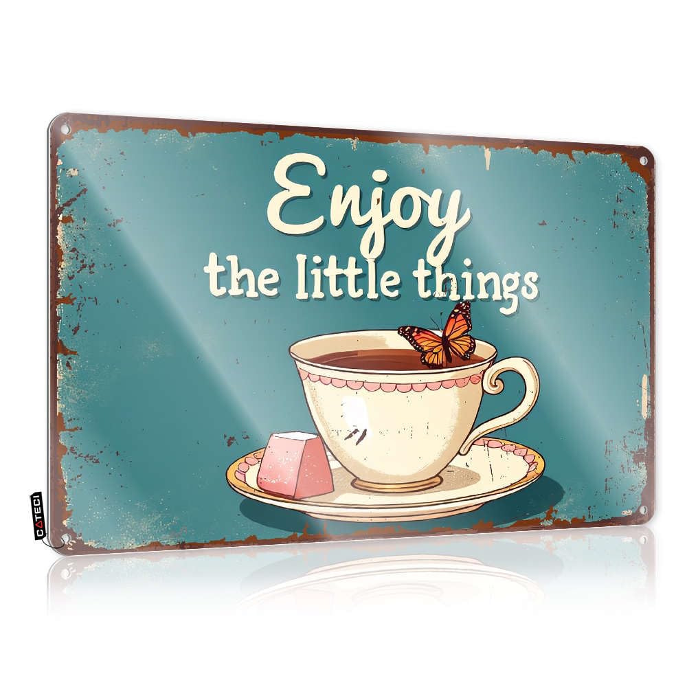 Man Cave Signs Vintage Funny Enjoy The Little Things. Tin Sign Bbq Signs Outdoor Man Cave Wall Decor(30X40CM)