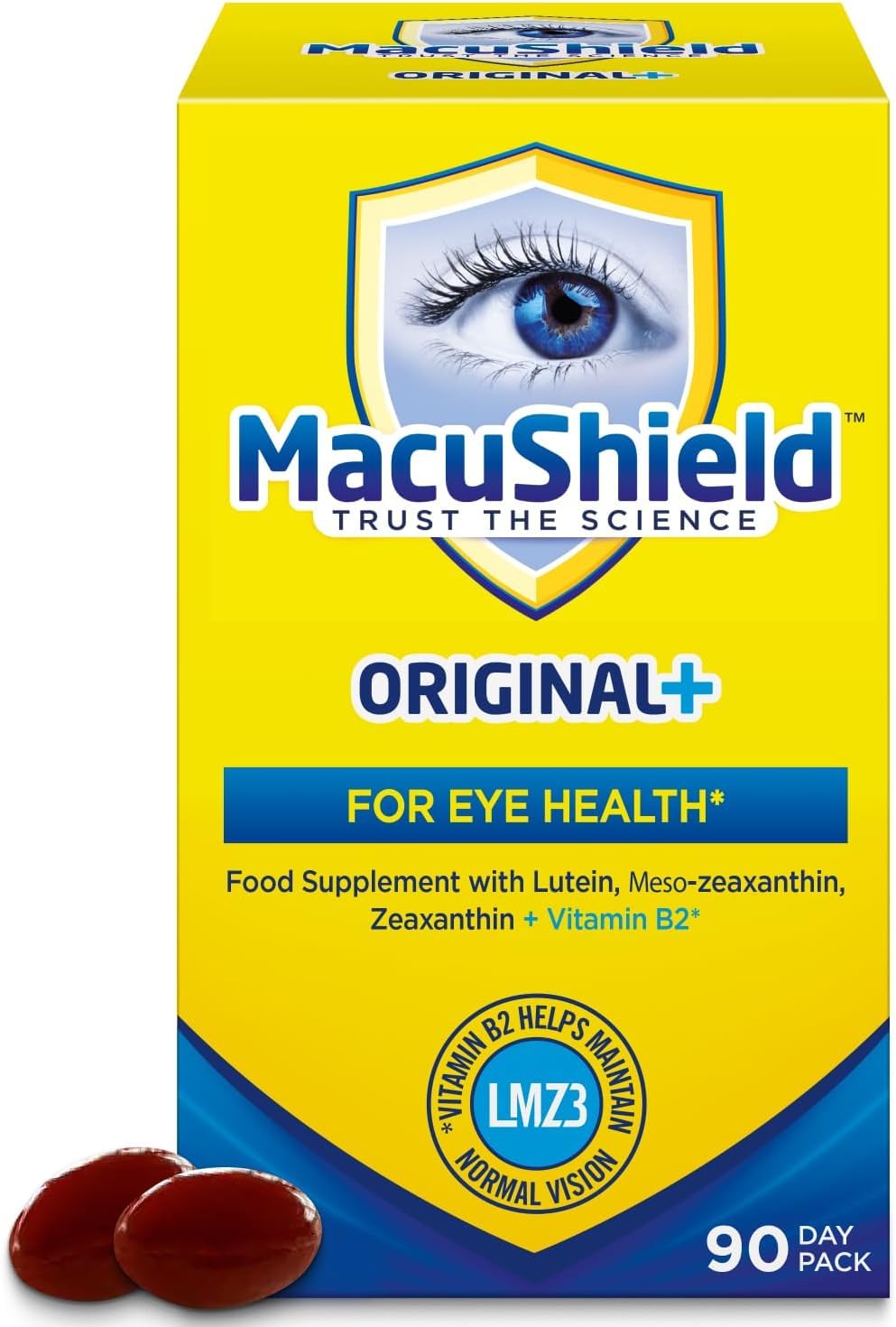 MacuShield Original Plus Capsules, 90-Day Pack