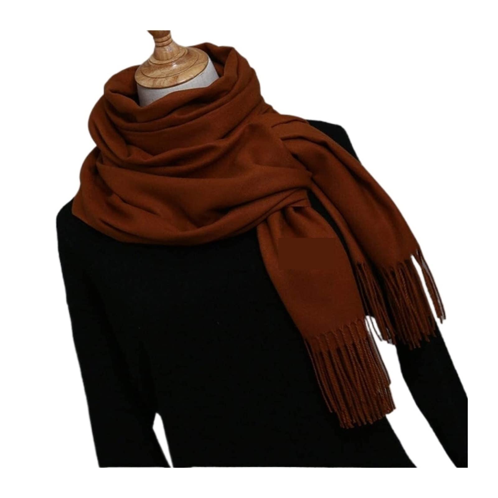 Bufanda Chal Bufanda De Mujer Unisex Grueso Cálido Invierno Bufandas Mujer Caballero Negocios Bufandas Suave y Cálida