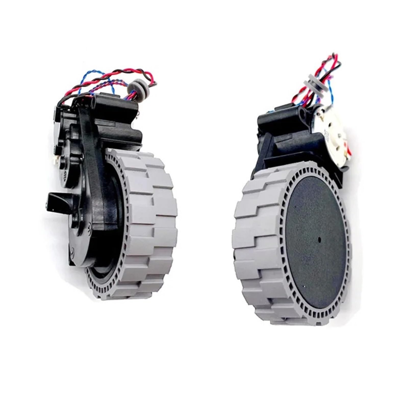 RANJIAO Assembly Left Right Traveling Wheel,Compatible for Ecovacs Deebot T10 / T20 / X1 / X2 Omni Turbo Vacuum Cleaner Parts(L+R)
