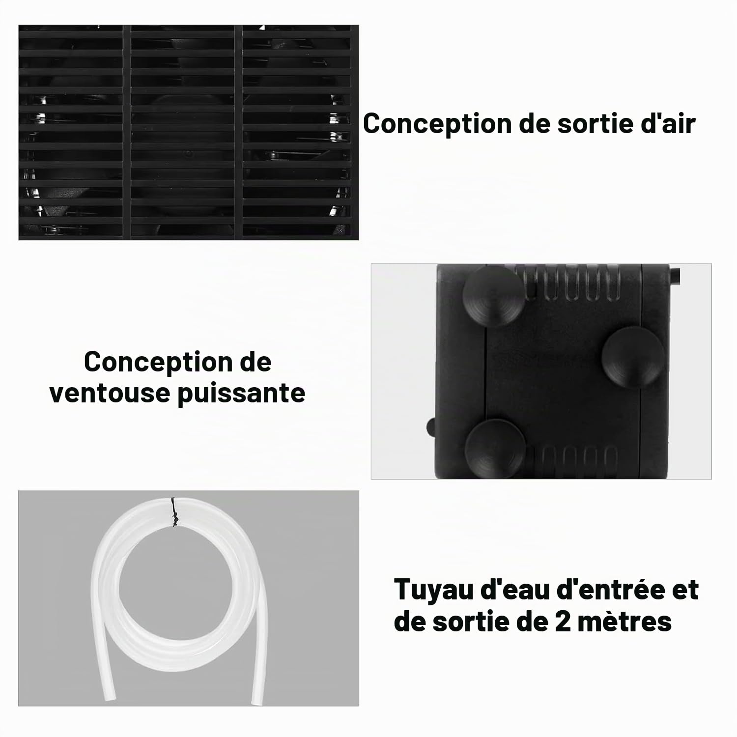 Qcwwy Refroidisseur D'aquarium Smart Electric Chiller Abs (Prise UE Pompe EU Plug 220V)